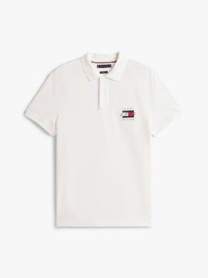 Regular Fit 1985 Flag Graphic Pique Polo Product Image