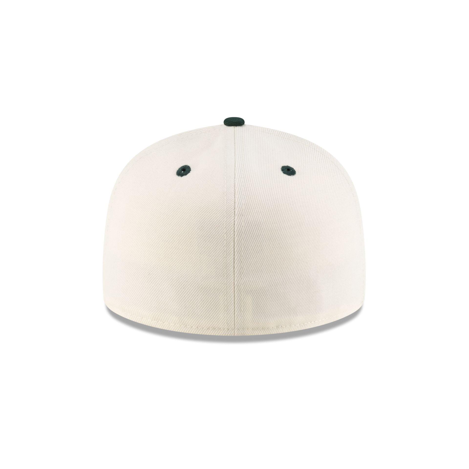 Miami Hurricanes Alt Chrome White 59FIFTY Fitted Hat Male Product Image