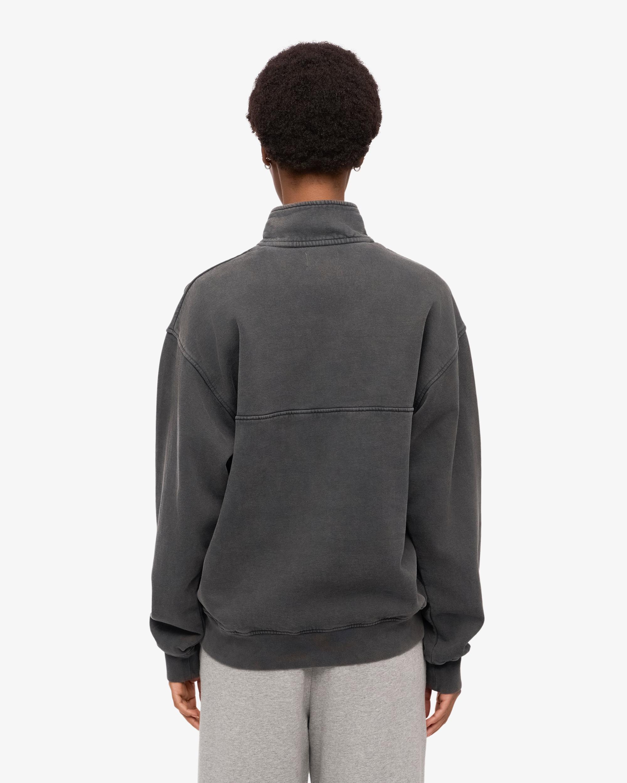Organic Quarter Zip - Faded Black Product Image