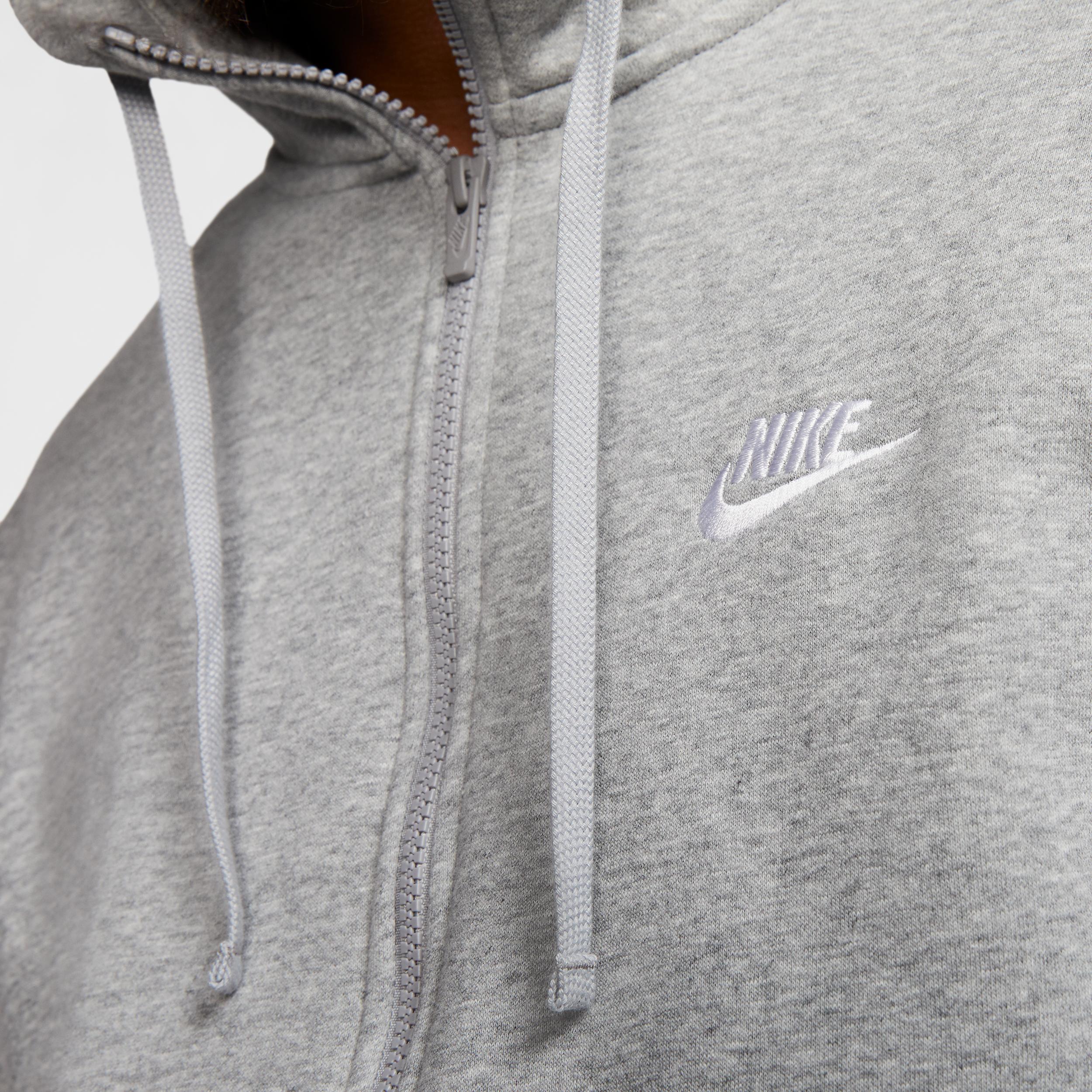 Mens Nike Sportswear Club Fleece Full-Zip Hoodie | BV2645-010 Product Image
