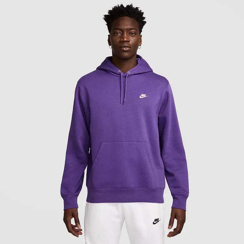 Big & Tall Nike Club Pull-Over Fleece Hoodie, Men's,  Product Image