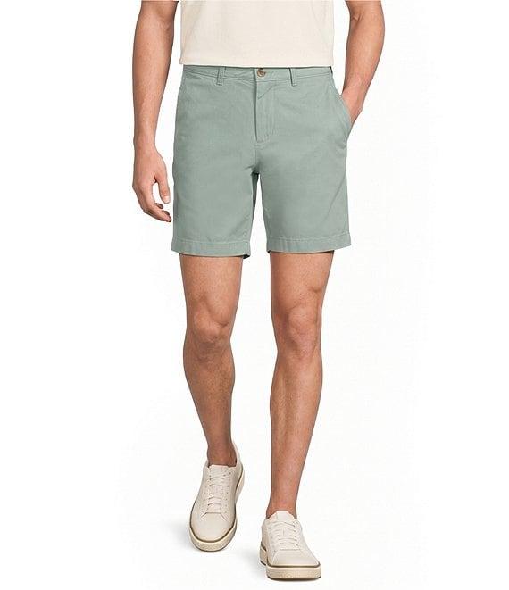 Roundtree & Yorke The Cloud Collection 7#double; Washed Chino Shorts Product Image