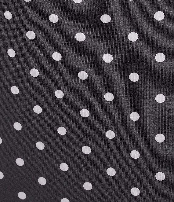 GB Polka Dot Printed Knit Mini Skirt Product Image