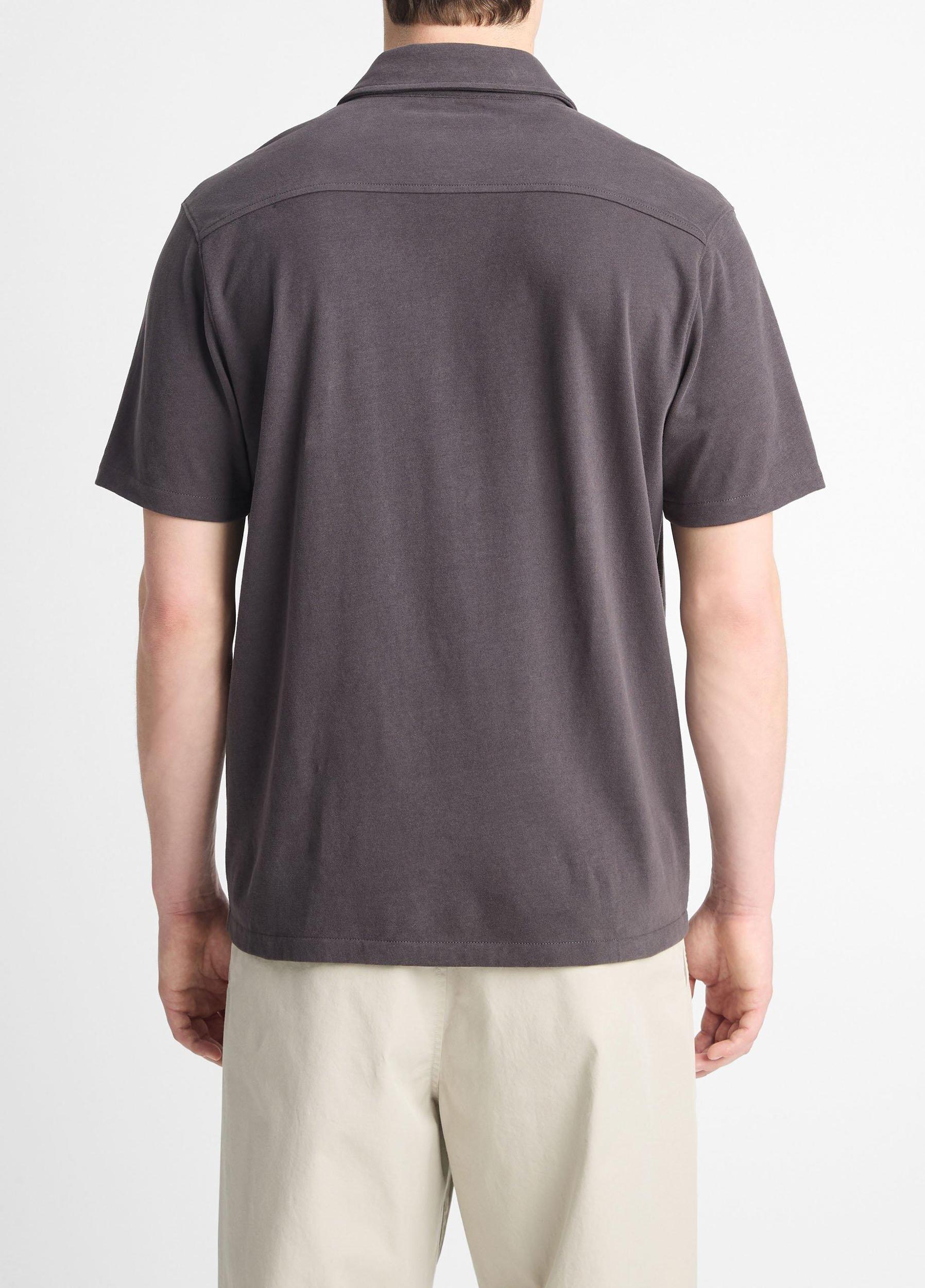 Mens Cotton Button-Front Shirt Product Image