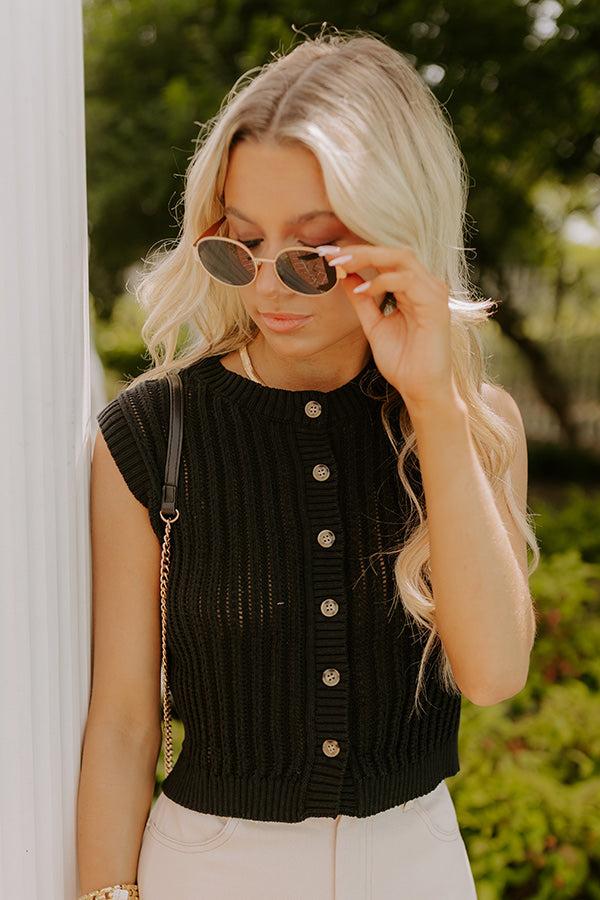 City Views Sunnies in Gold with Green Lens Product Image