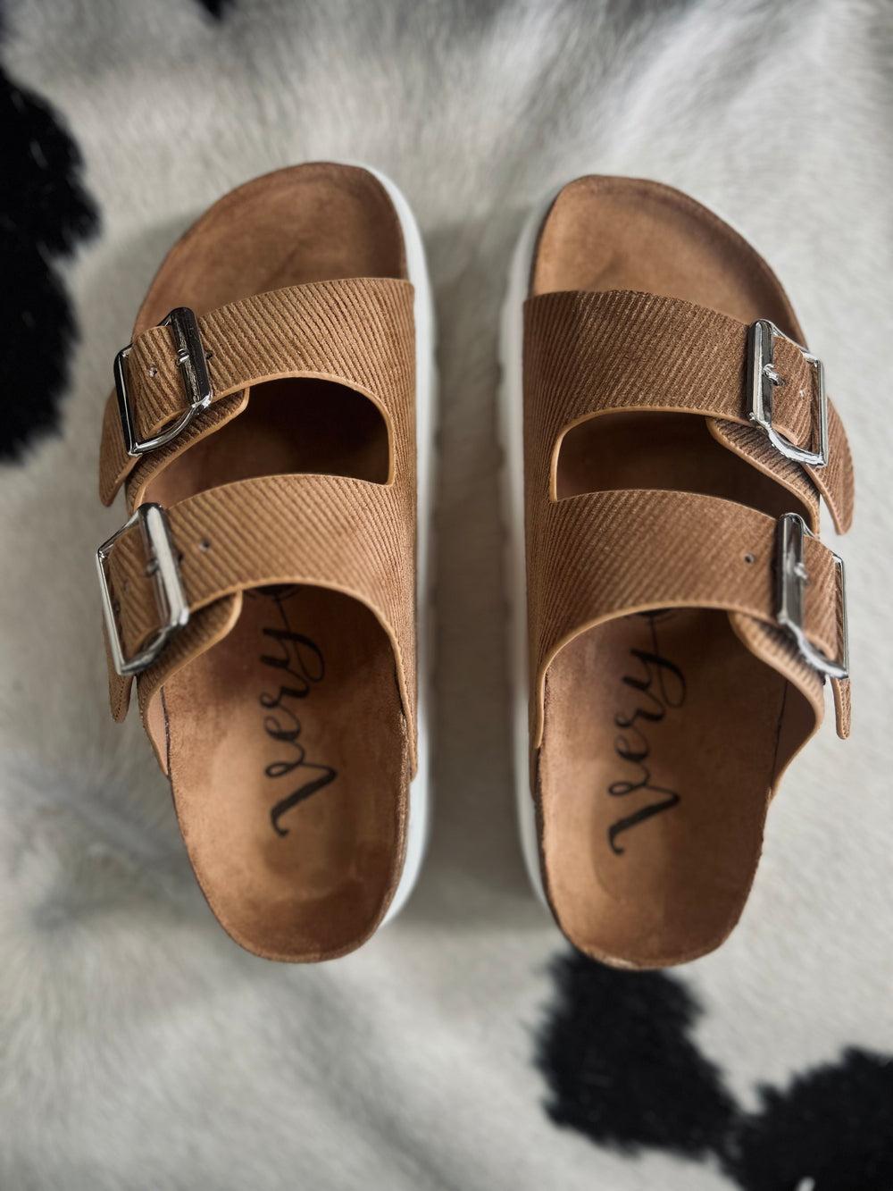 Jazmin Tan Platform Sandals Product Image