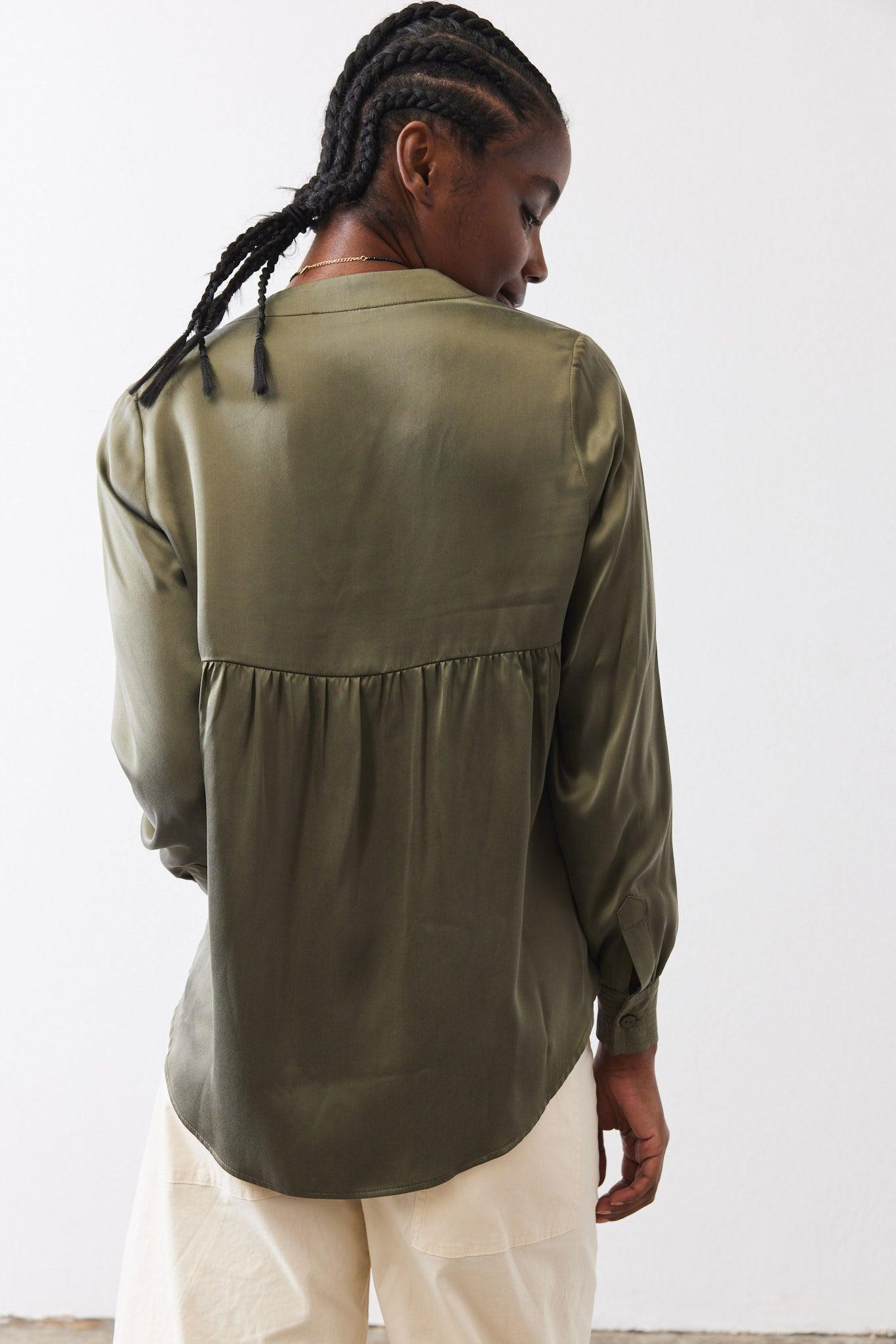 Not Too Loose Silk Blouse Product Image