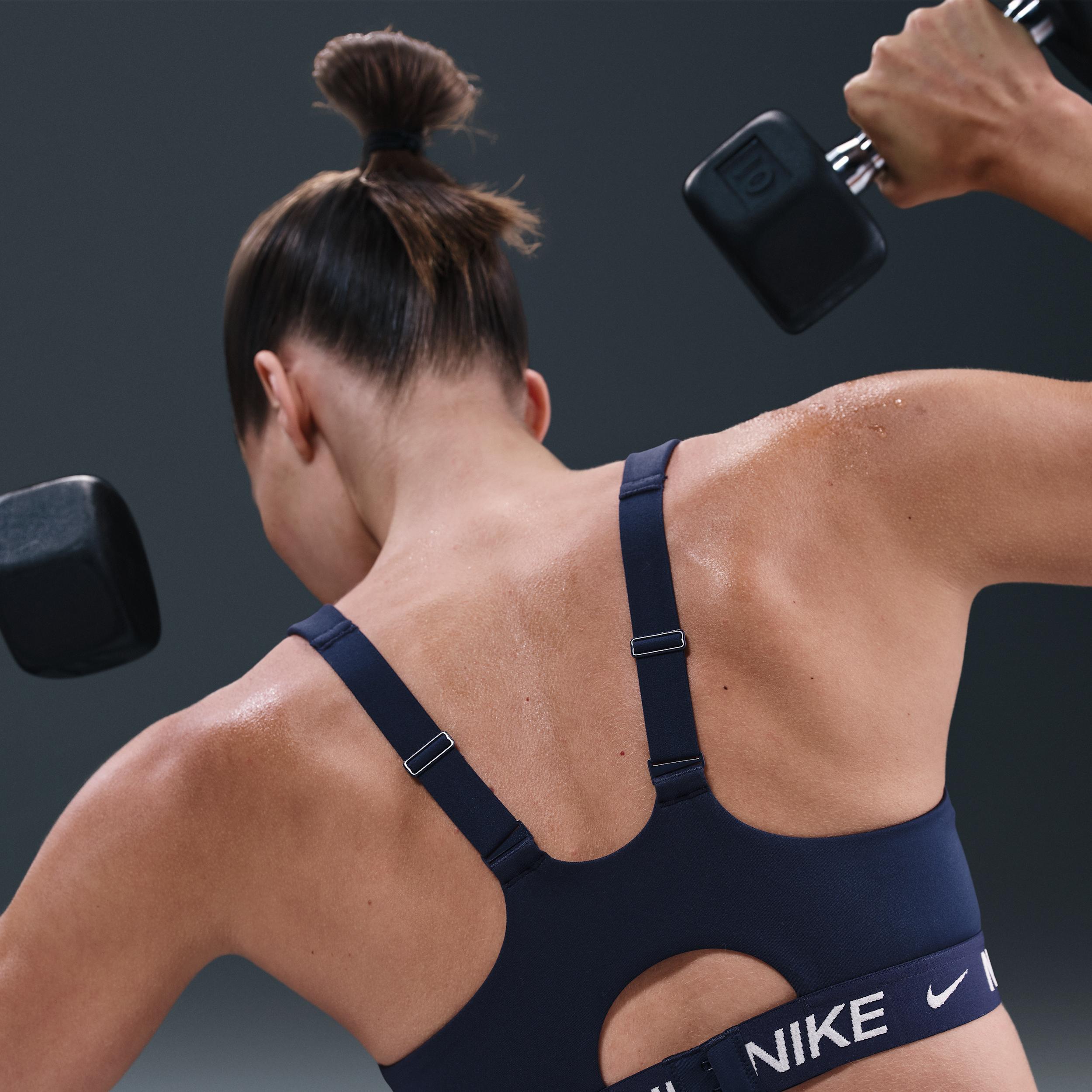 Nike Womens Indy High Support Padded Adjustable Sports Bra | FD1068-410 Product Image
