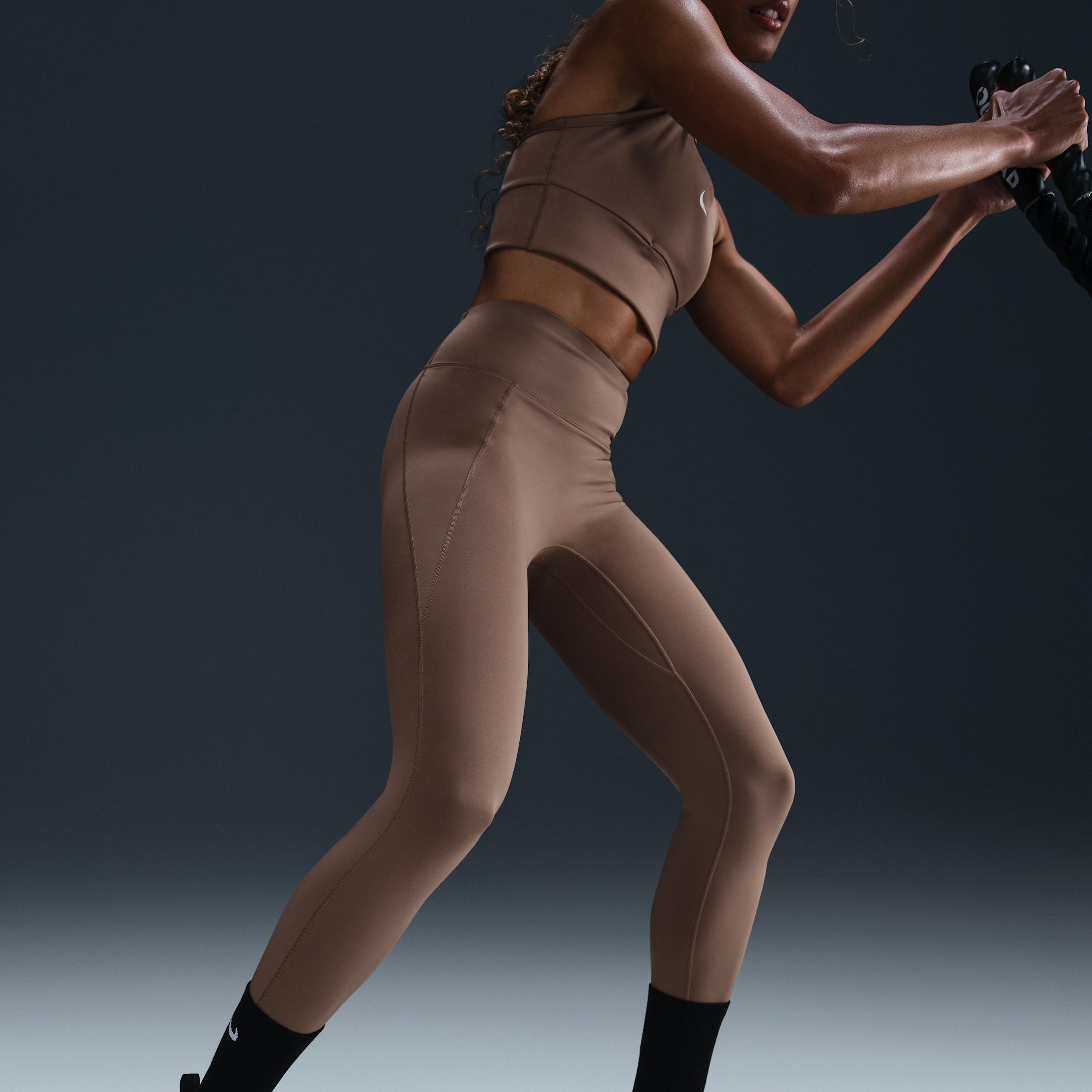 Nike Women's Universa High-Waisted 7/8 Leggings with No Front Seam Product Image