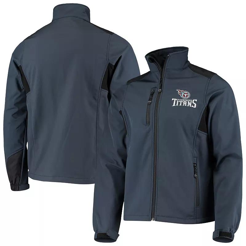 Men's Dunbrooke Navy Denver Broncos Circle Softshell Fleece Full-Zip Jacket,  Product Image