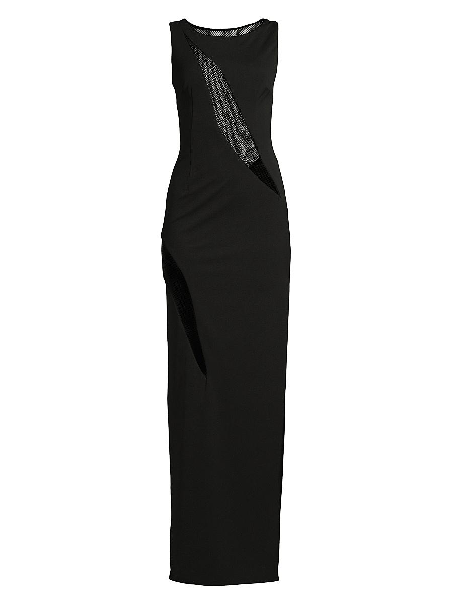 Womens Mesquite Mesh-Insert Column Gown Product Image