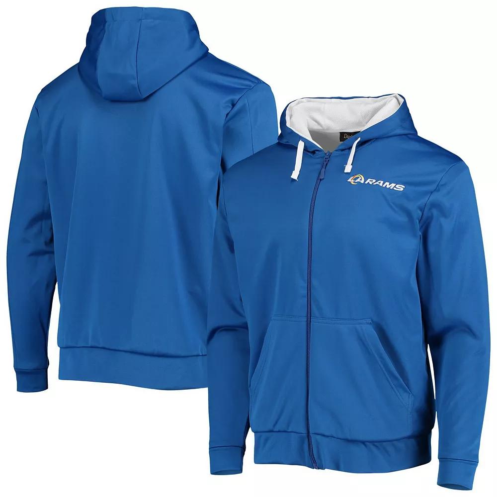 Mens Dunbrooke Royal/White Los Angeles Rams Apprentice Full-Zip Hoodie Product Image
