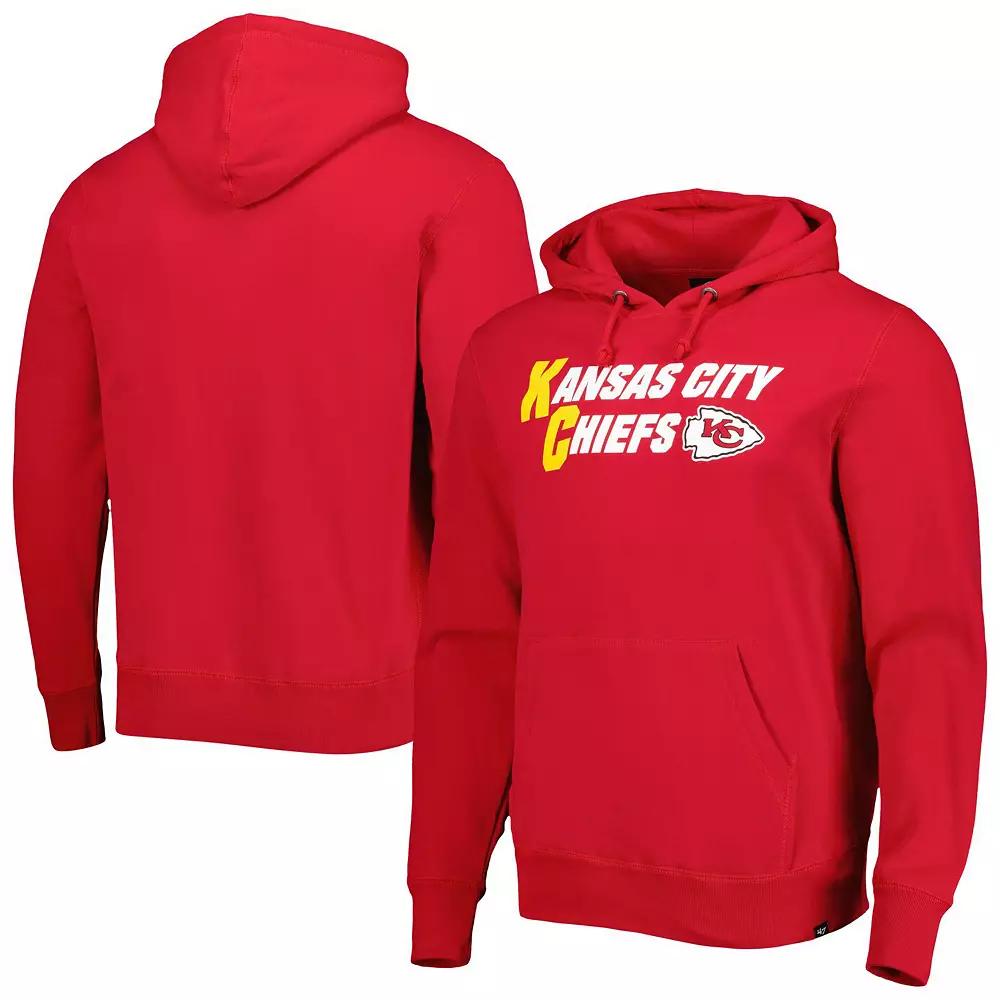Men's '47 Red Kansas City Chiefs Regional Headline Pullover Hoodie,  Product Image