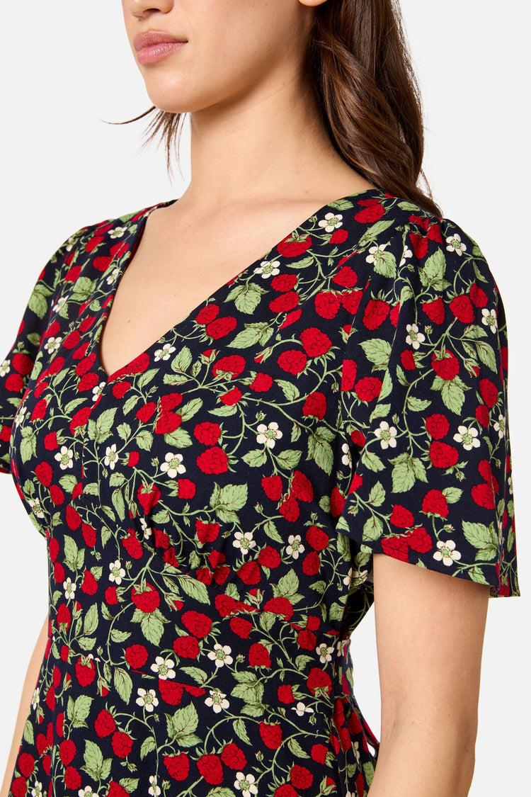 Raspberry Midi Dress Product Image