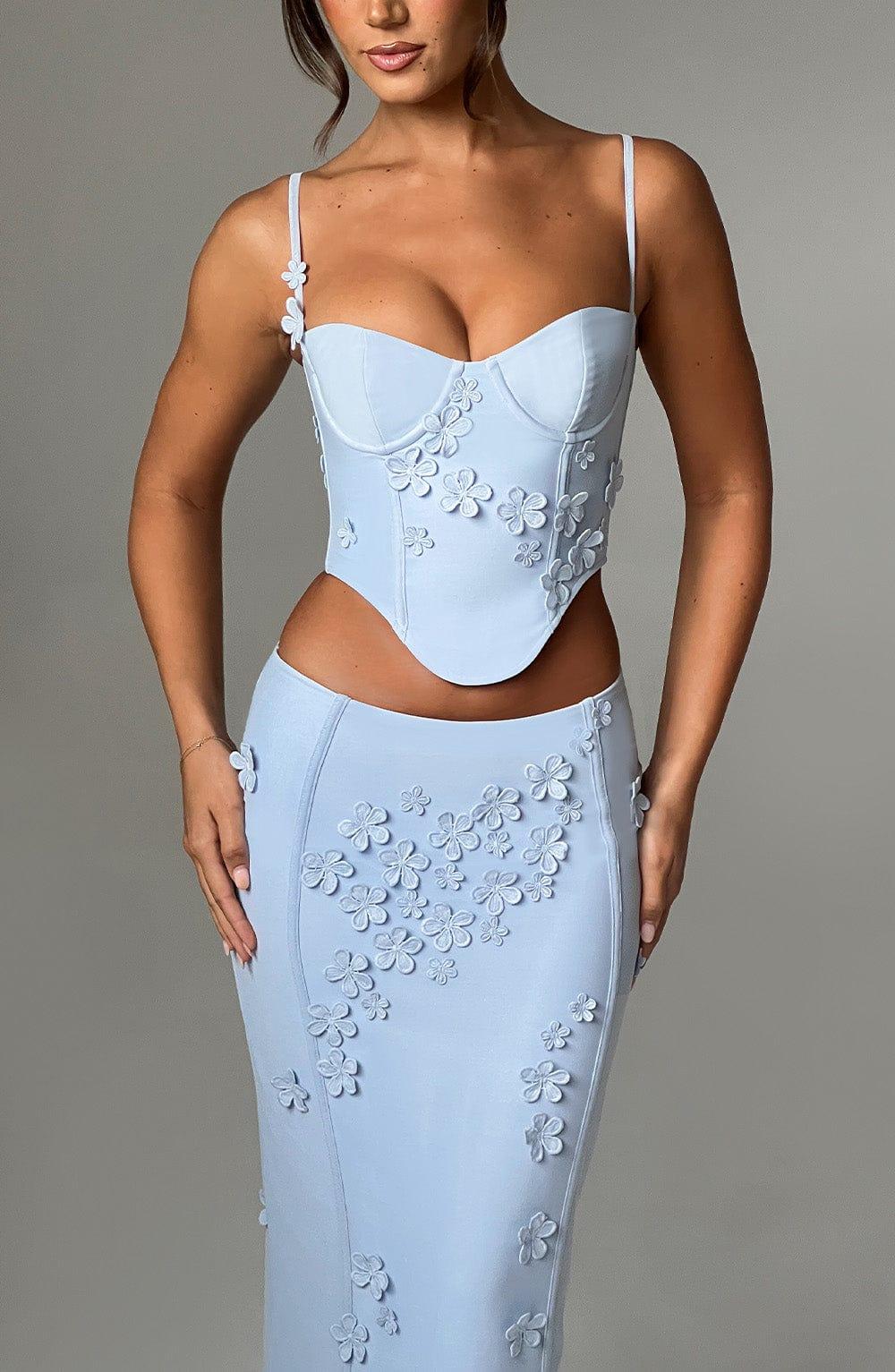 Dalary Maxi Skirt - Blue Product Image