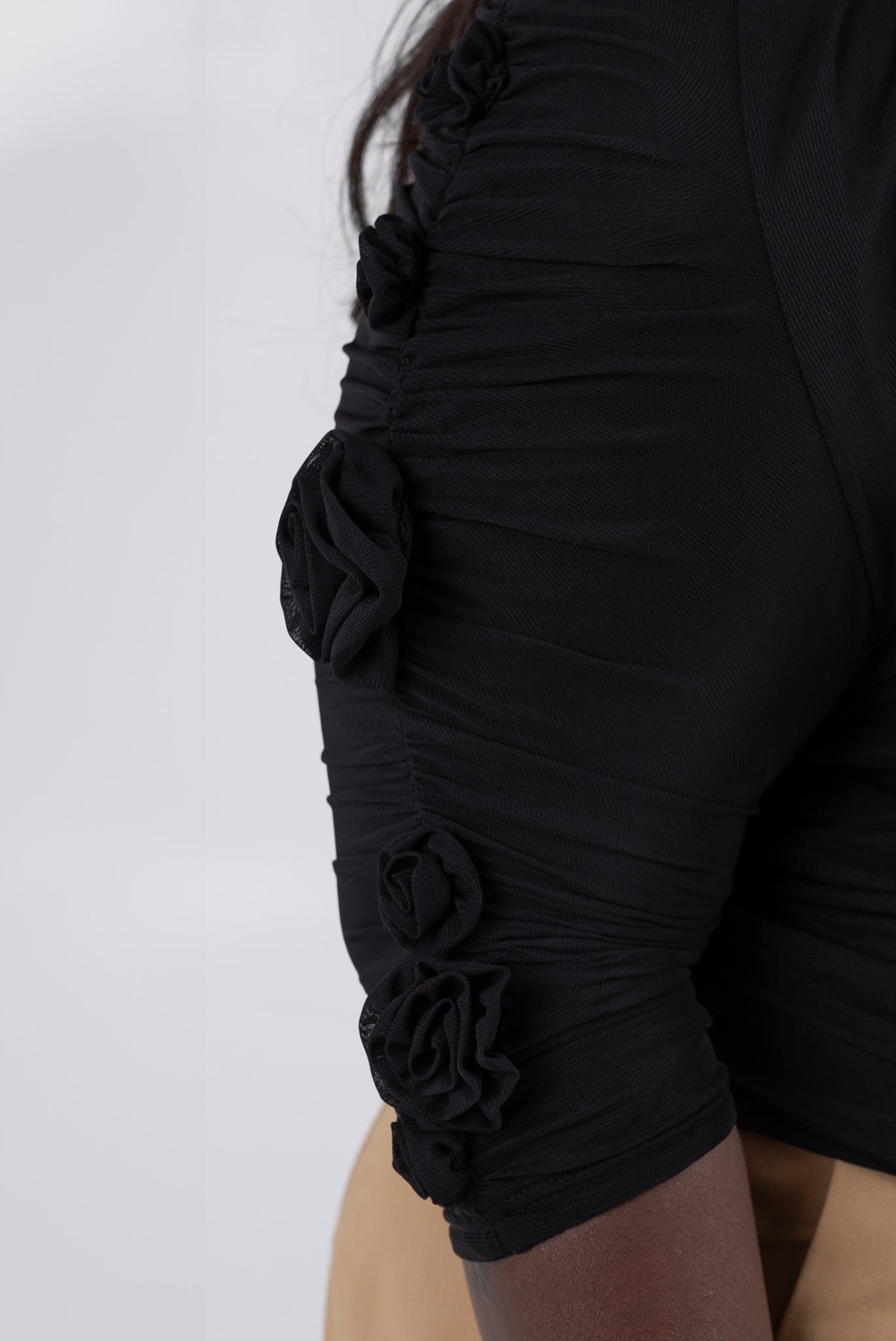 Rose Top - Black Product Image
