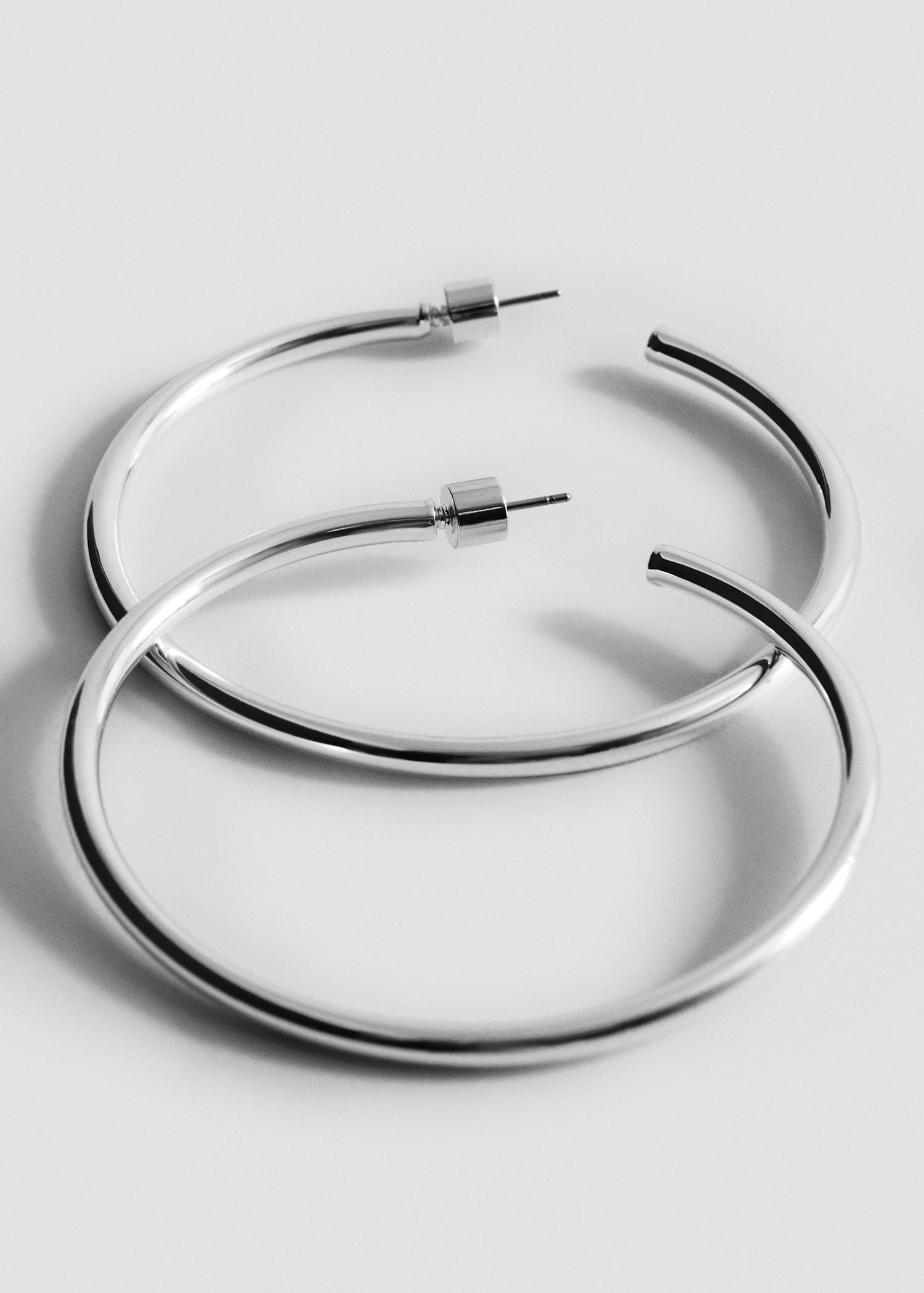 Hoop earrings - Women | MANGO USA Product Image