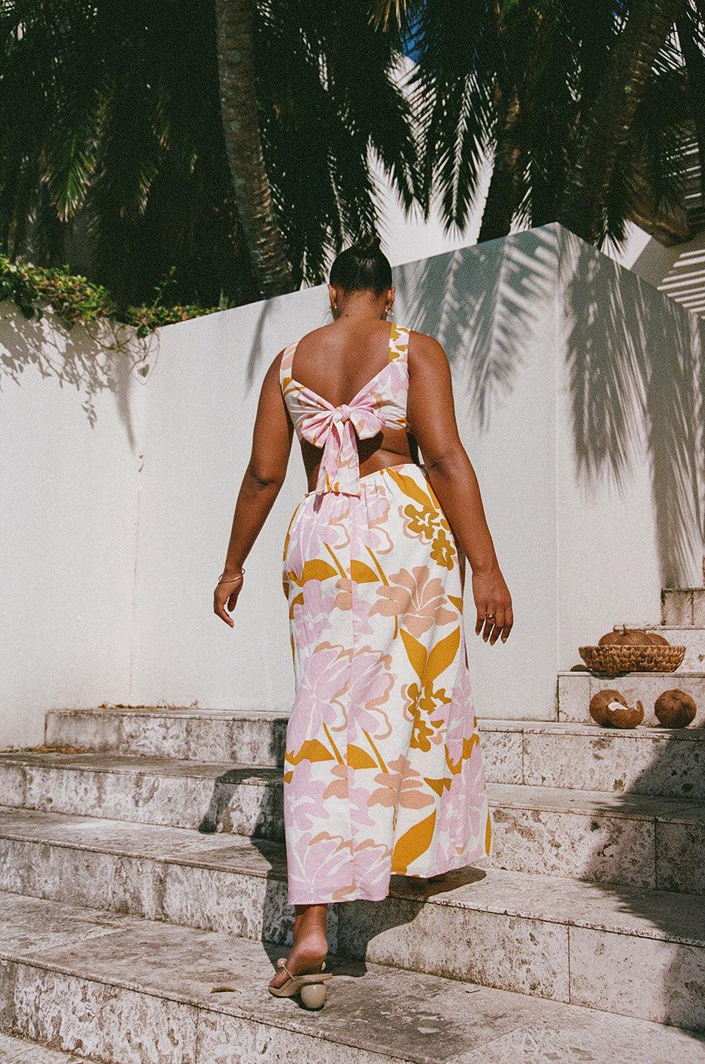 Astley Dress - Hibiscus Product Image