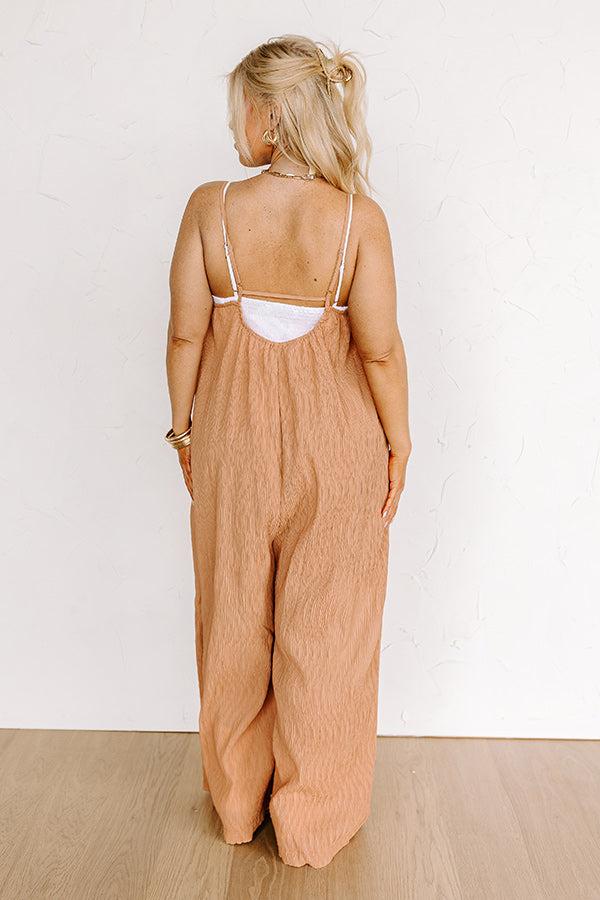 Fiercely Loved Jumpsuit In Camel Curves Product Image
