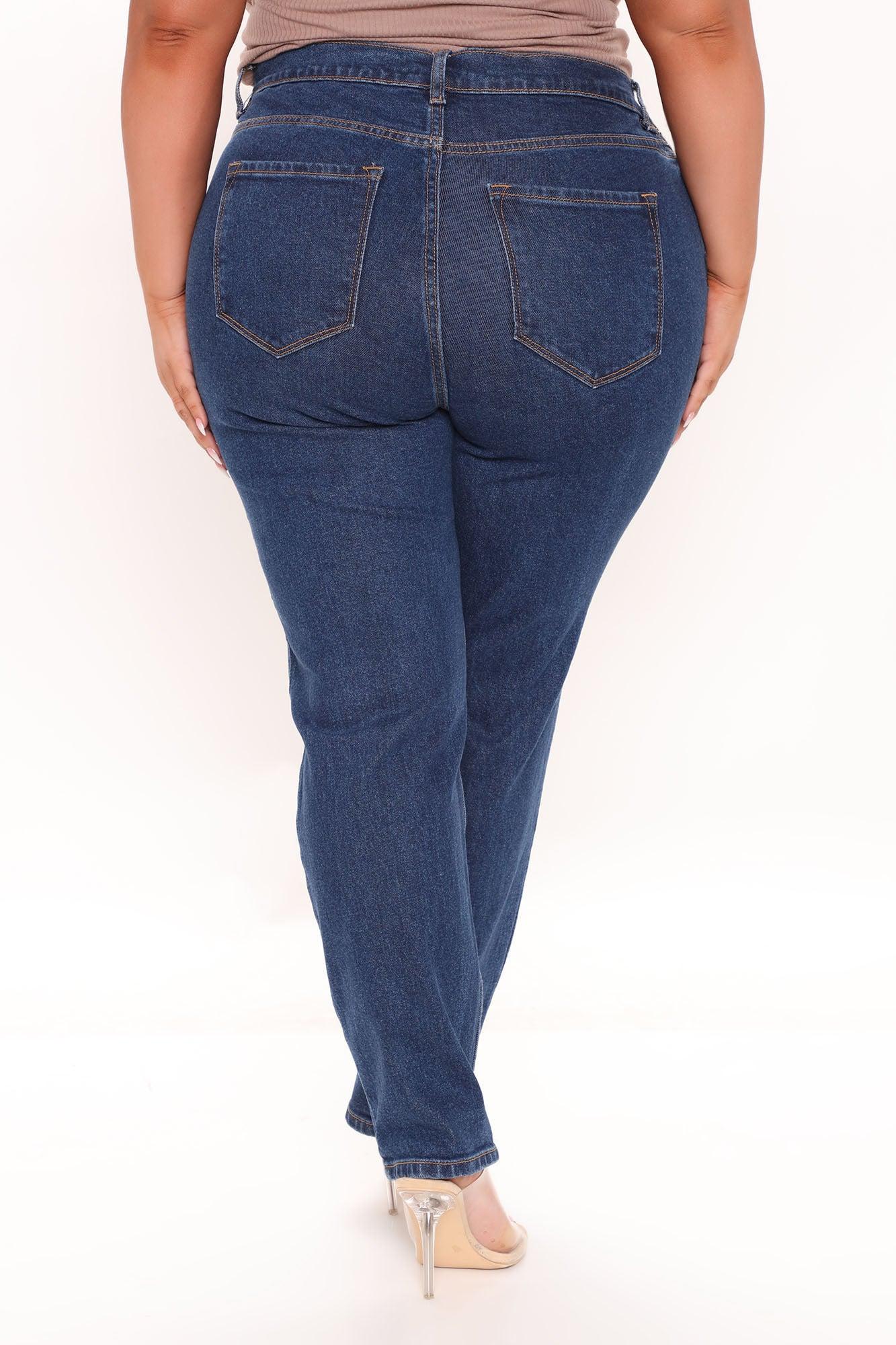 I Got It From My Mama Jeans - Dark Denim Product Image