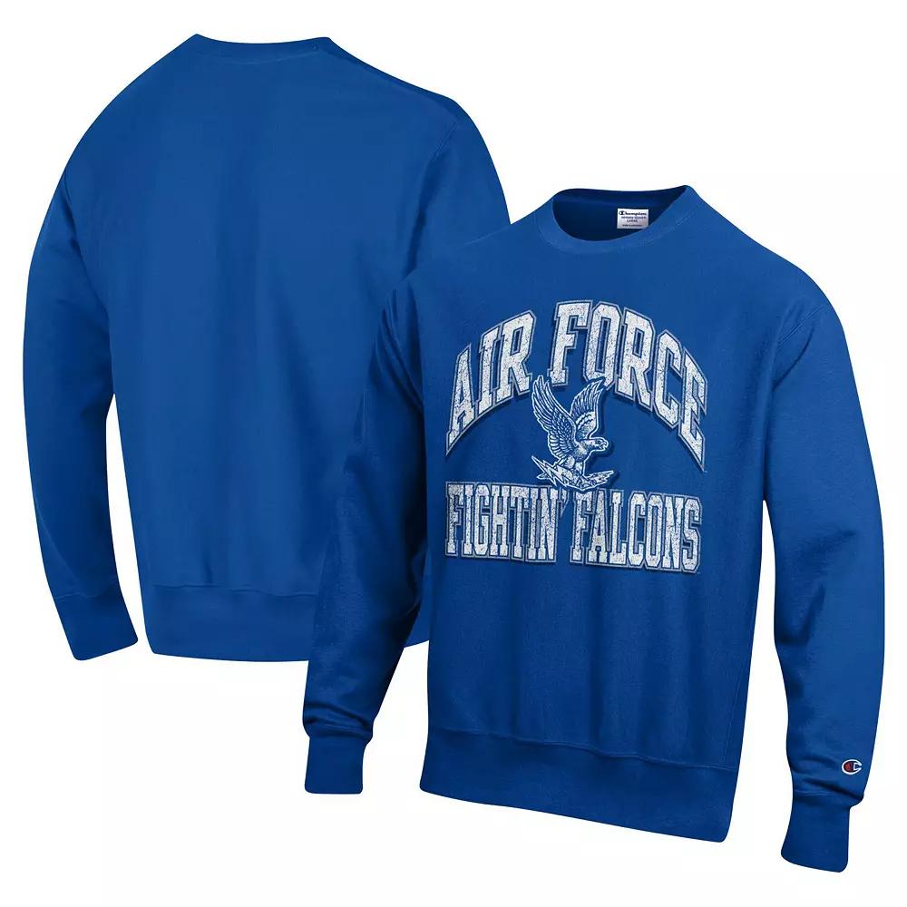Men's Champion Royal Air Force Falcons Vault Late Night Reverse Weave Pullover Sweatshirt,  Product Image