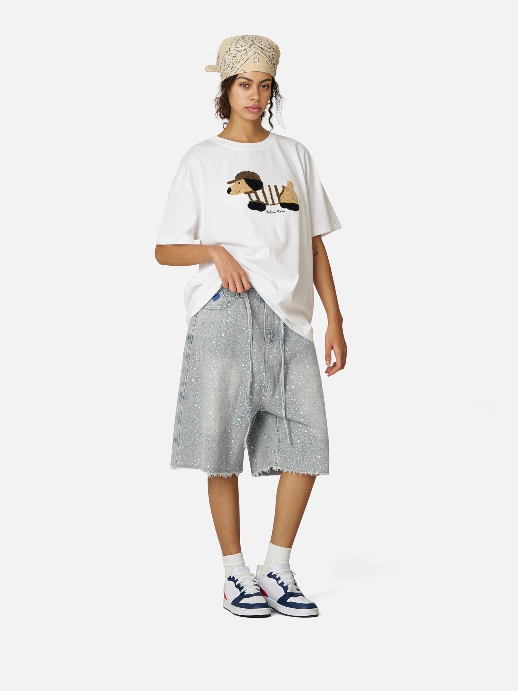 Aelfric Eden Rhinestone Jorts Product Image