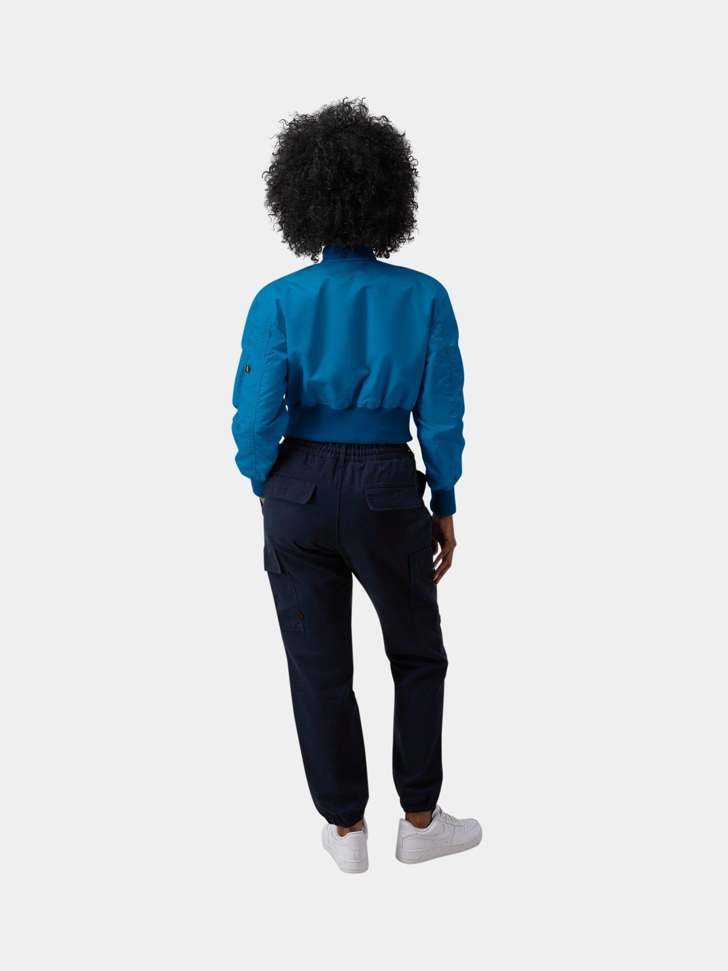 L-2B CROPPED GEN II BOMBER JACKET WOMENS - BLUE GRAY / M Product Image