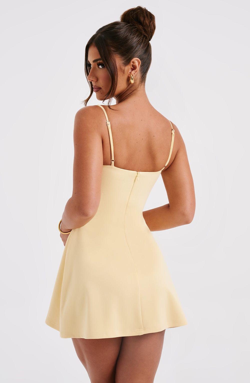 Dakota Mini Dress - Lemon Product Image