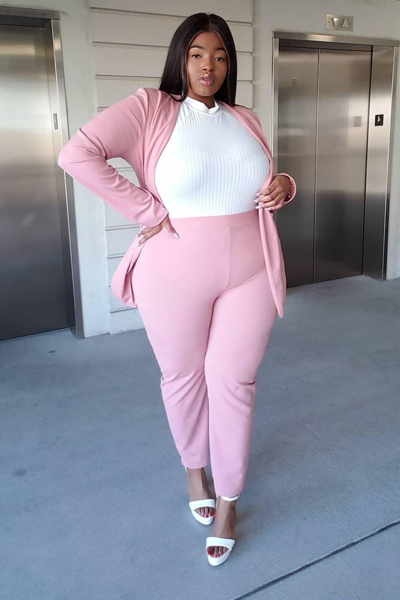 Payin' It Forward Blazer Set - Mauve Product Image