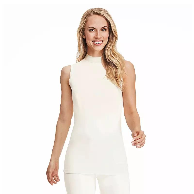 Women's Cuddl Duds® Softwear with Stretch Sleeveless Mock Neck Tank Top,  Product Image