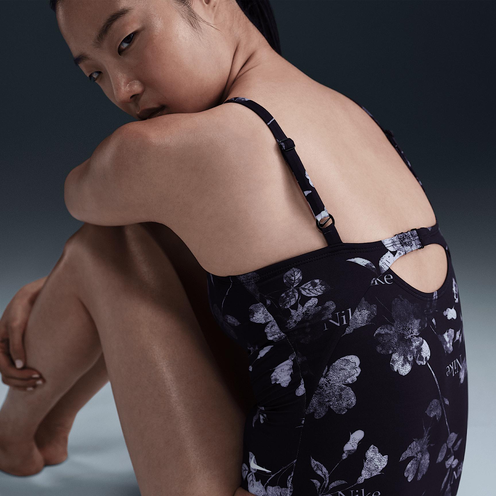 Nike Womens Swim V-Neck One-Piece | NESSF272-001 Product Image