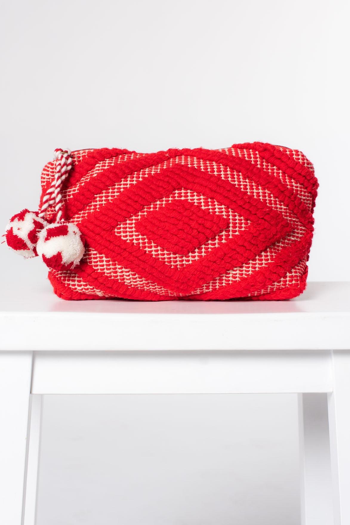 Diamond Motif Makeup Bag Product Image