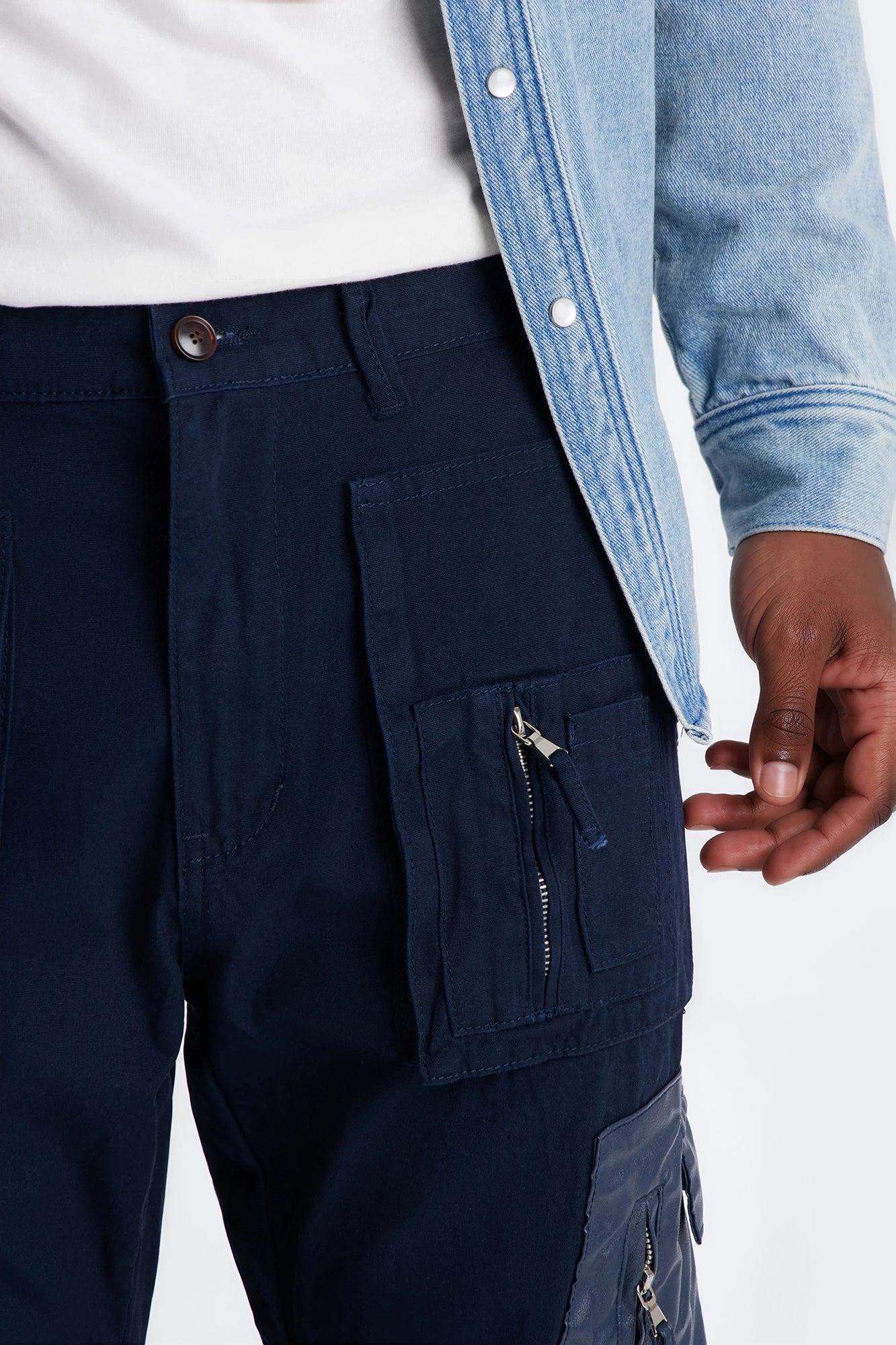 Straight Citadel Expedition Cargo Pant - Blue Male Product Image