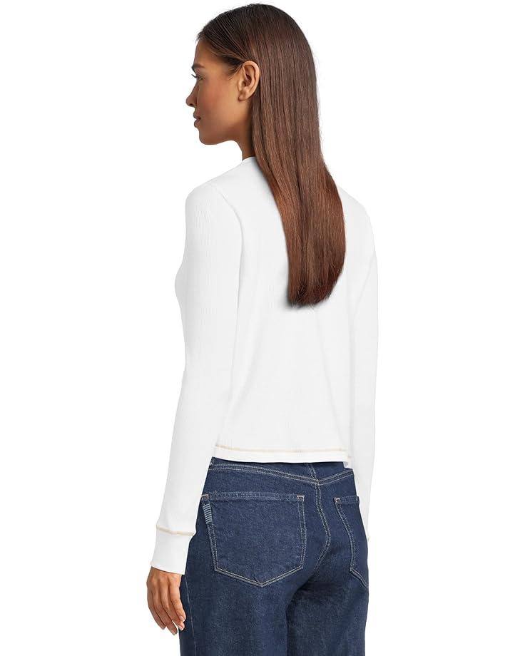 Clarke Knife Neck Ruched Tee Product Image