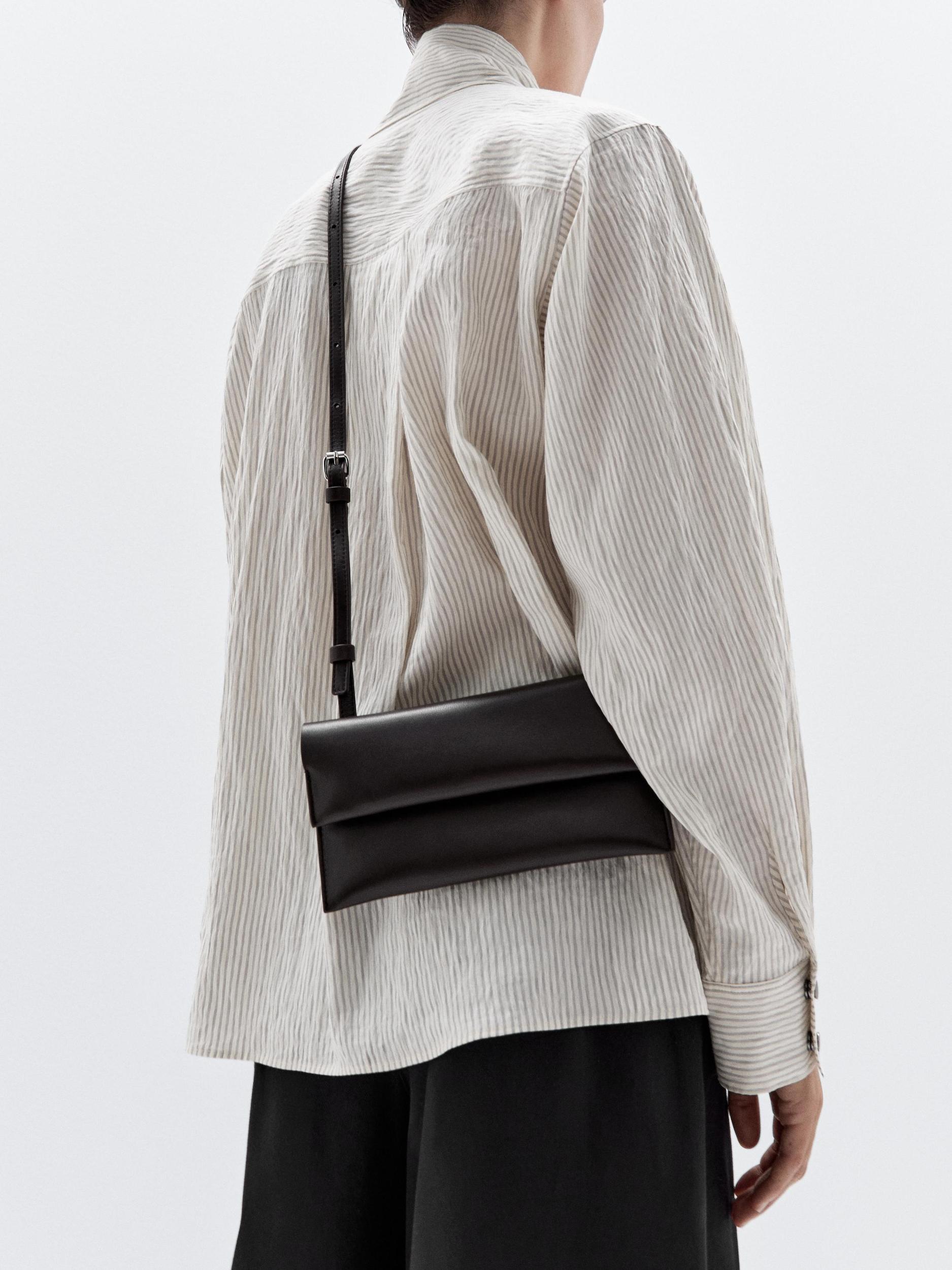 Nappa leather mini crossbody bag Product Image