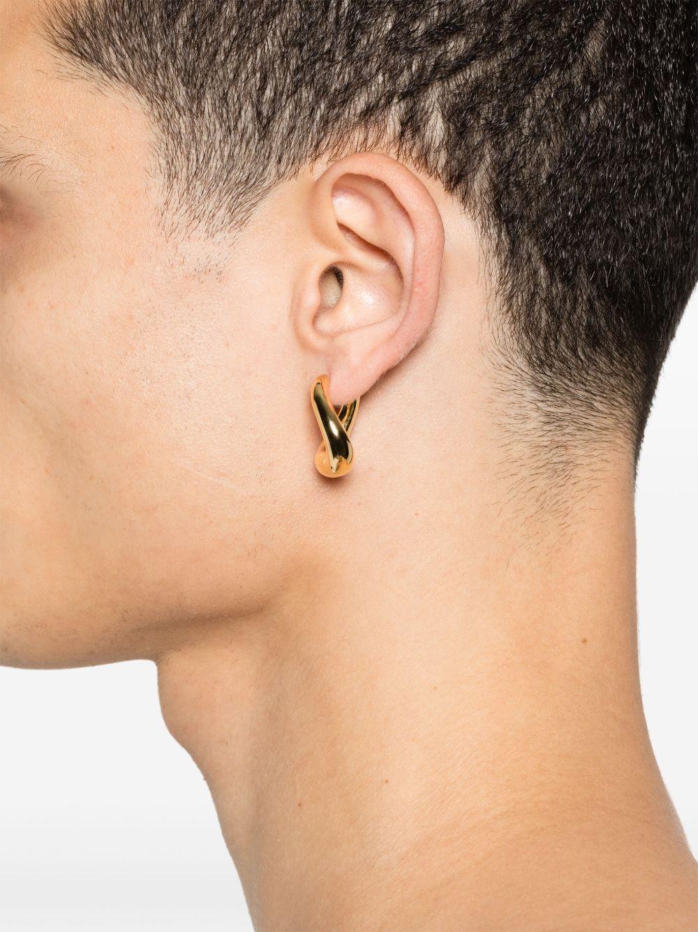 Twist hoop earrings Product Image