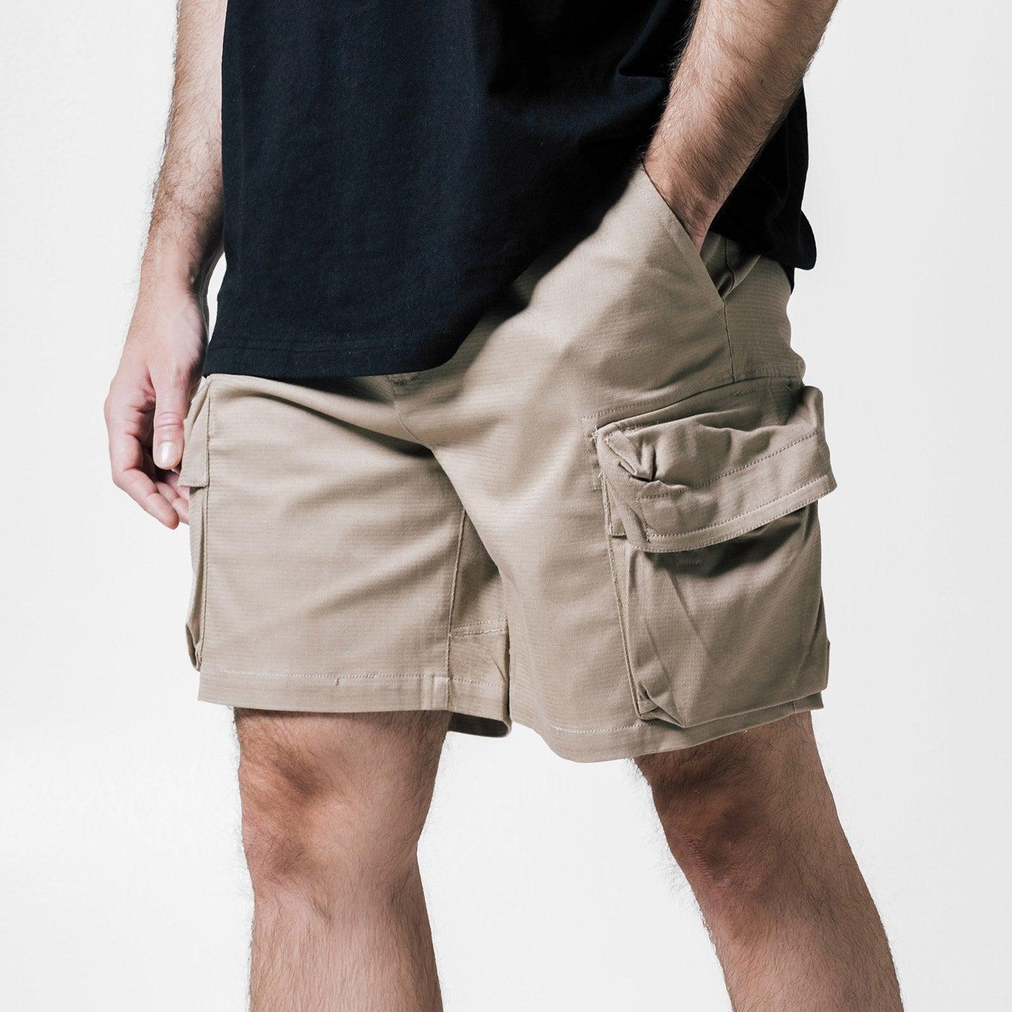 Hockney Cargo Shorts - Black Male Product Image