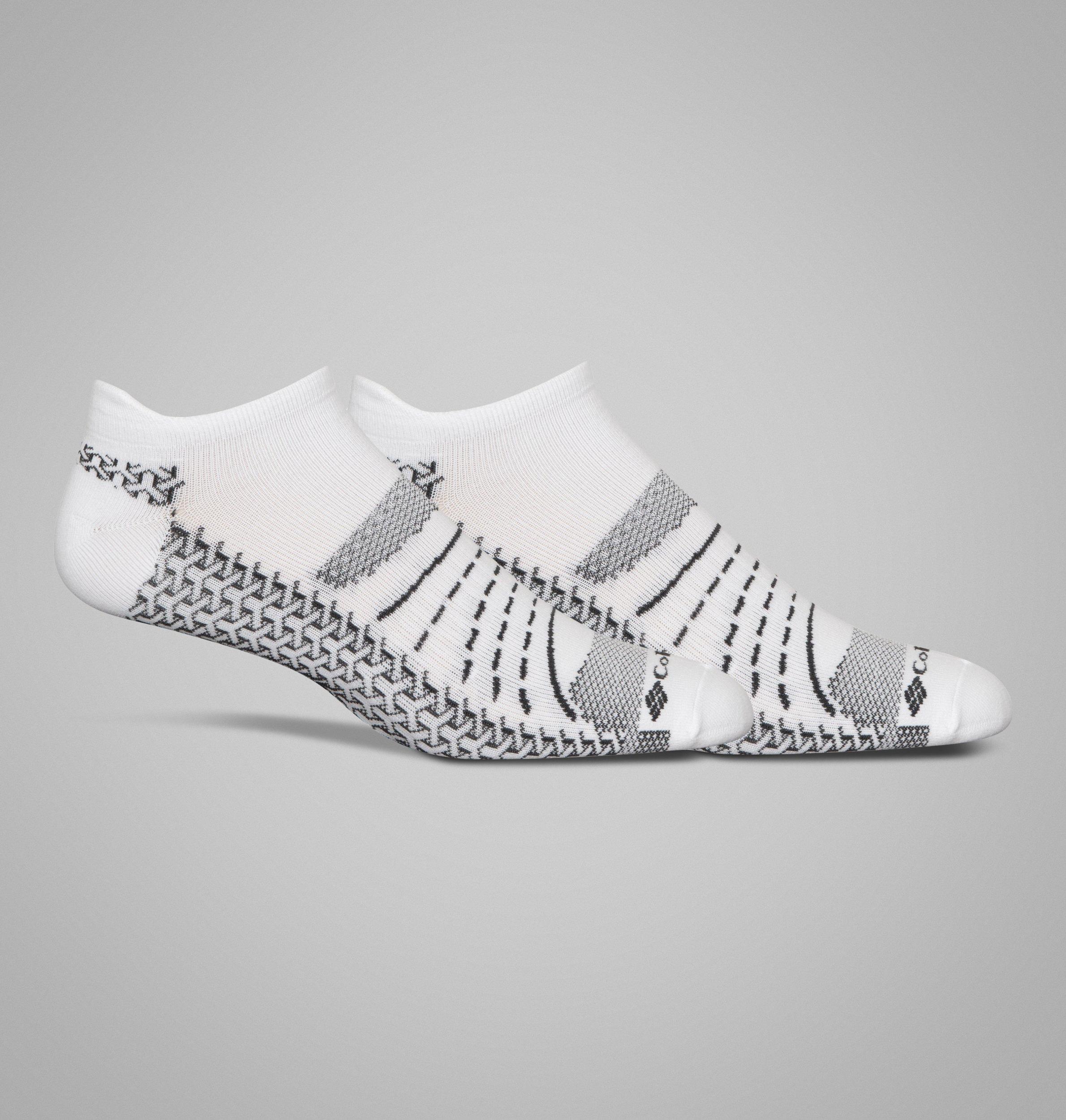 Columbia Mens Mapped BRR No-Show Lightweight Socks - 2 Pack- Product Image