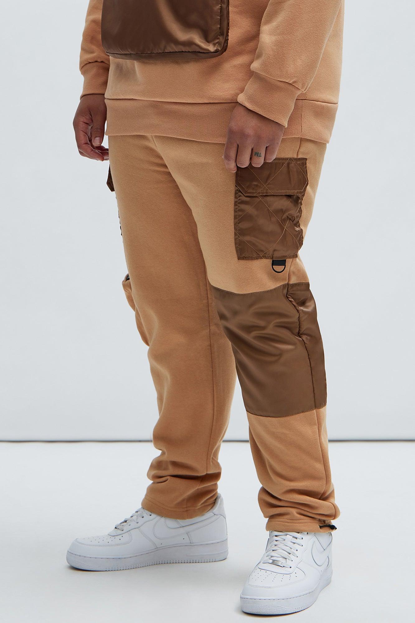 Stay Ready Cargo Sweatpants - Tan Product Image