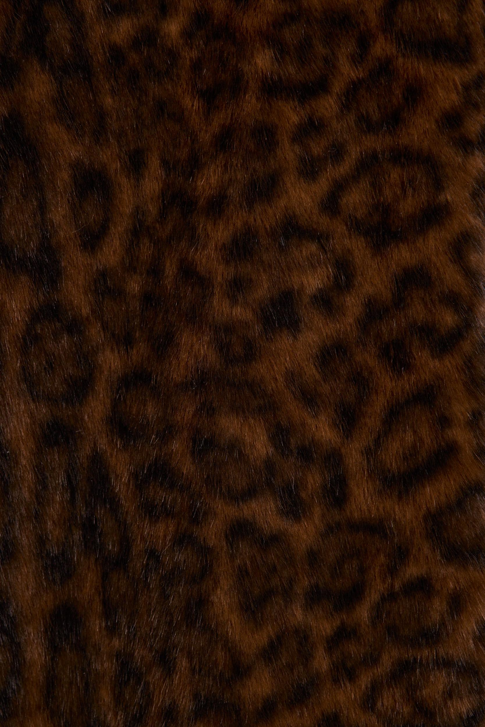 Rochelle Leopard Faux Fur Coat Product Image