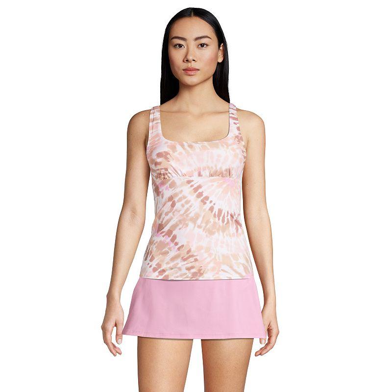 Women's Lands' End Bust Minimizer UPF 50 Underwire Tankini Swimsuit Top,  Product Image