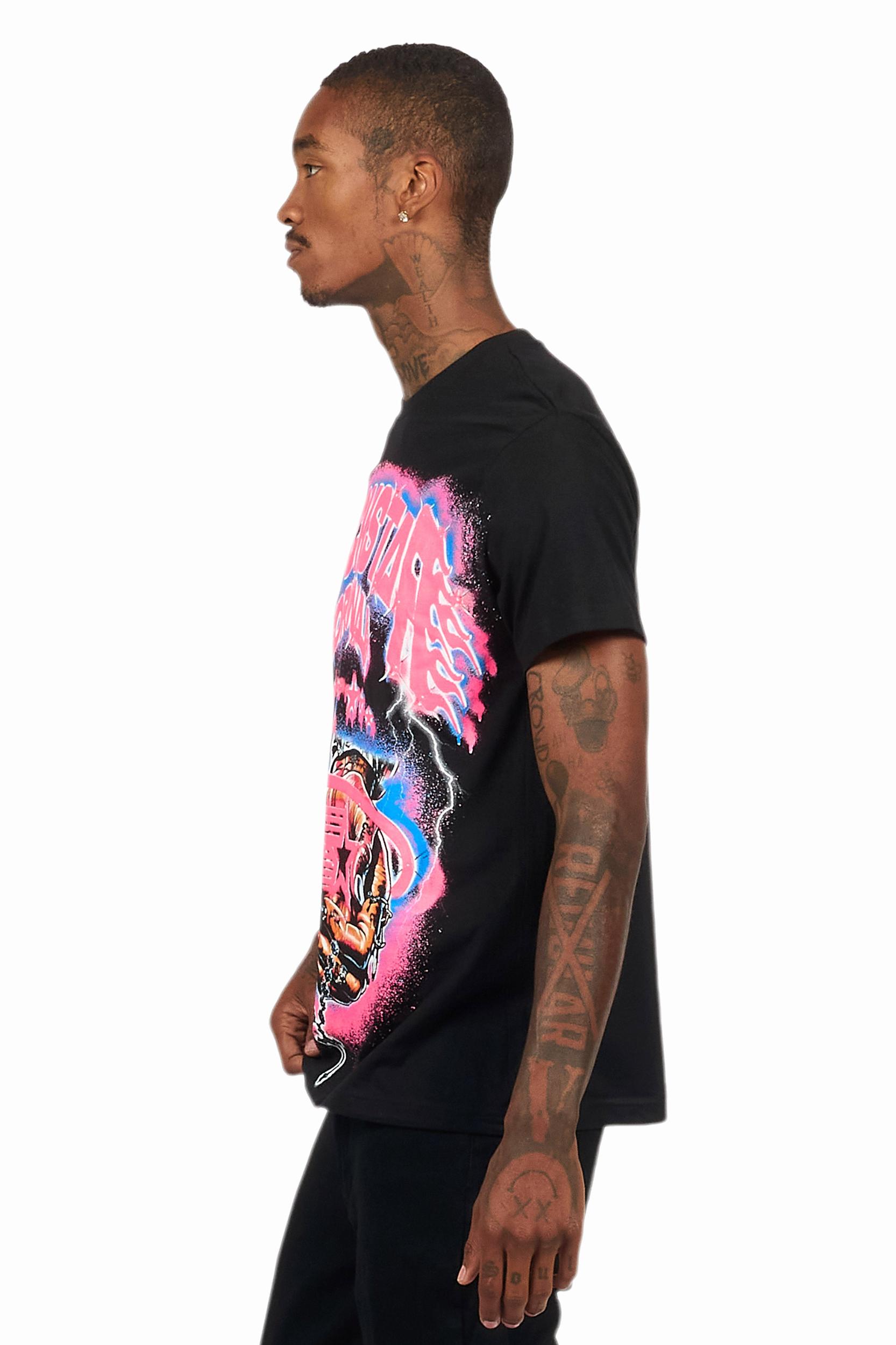 Zeniyah Black Oversized T-Shirt Female Product Image