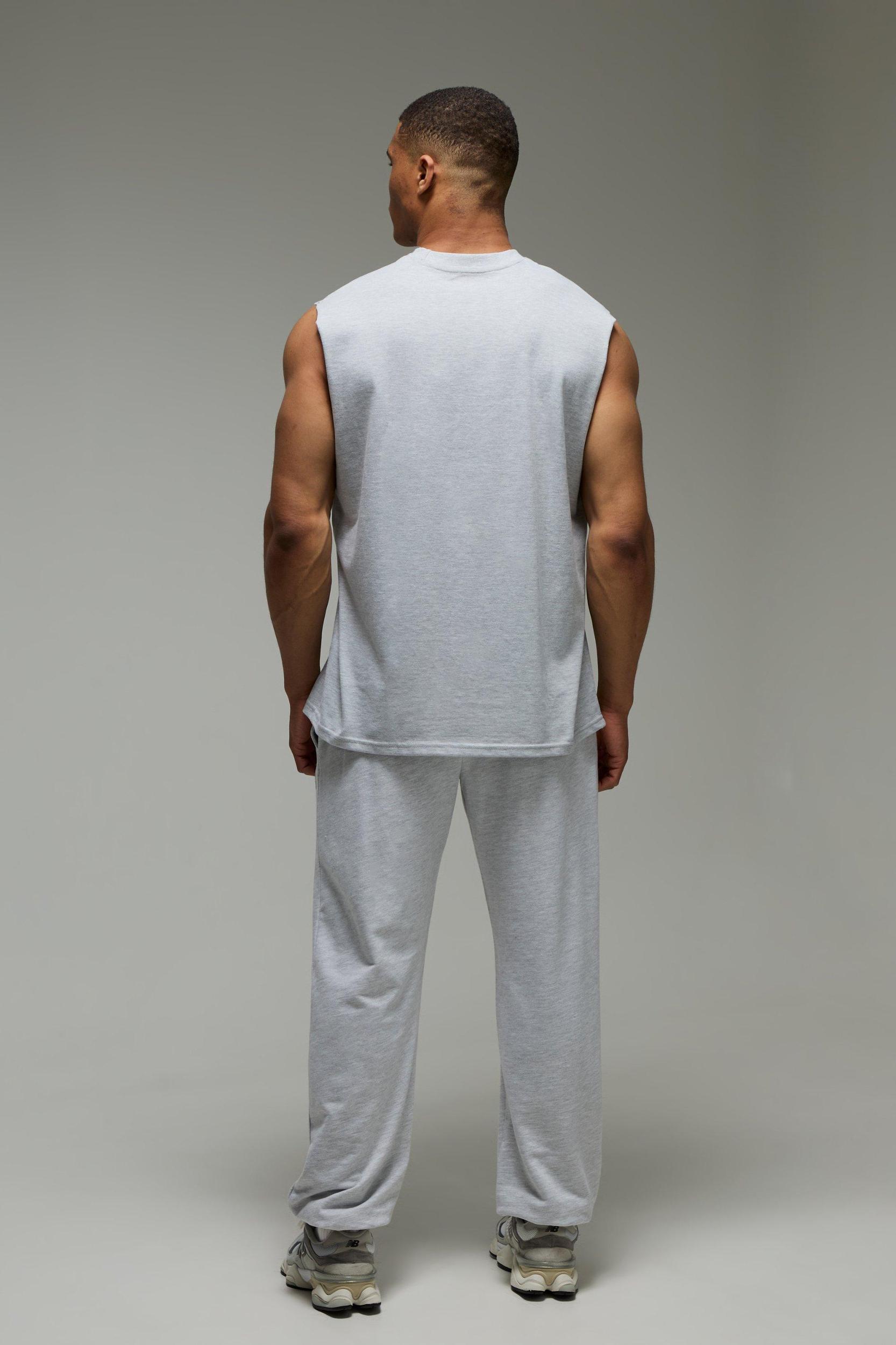 MAN Active Phys Ed Oversized Tank | boohooMAN USA Product Image
