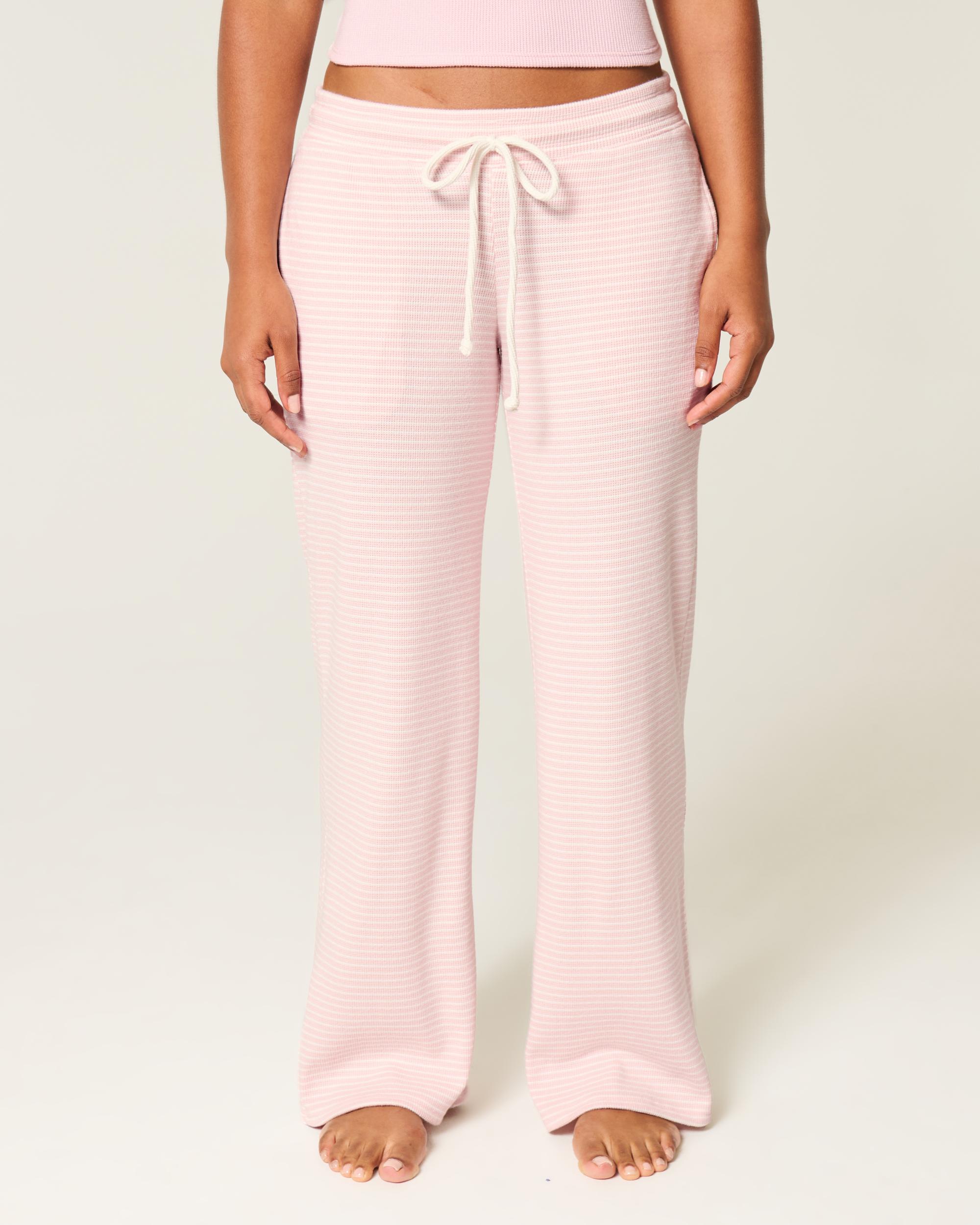 Gilly Hicks Waffle Lace Straight Pants Product Image