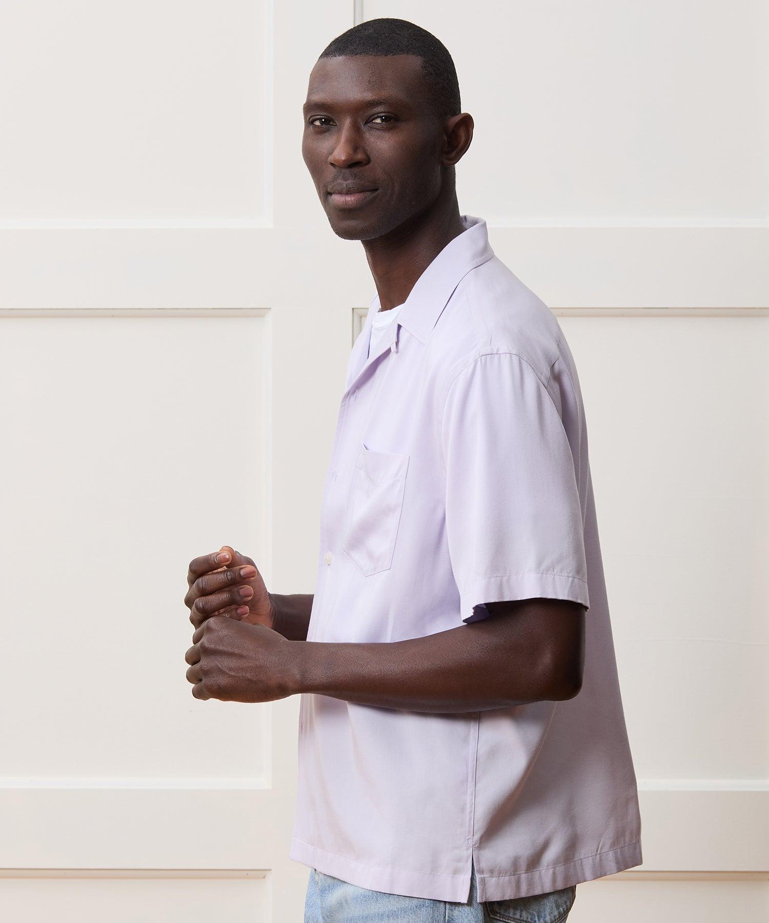 Cropped Rayon Capri Shirt Product Image