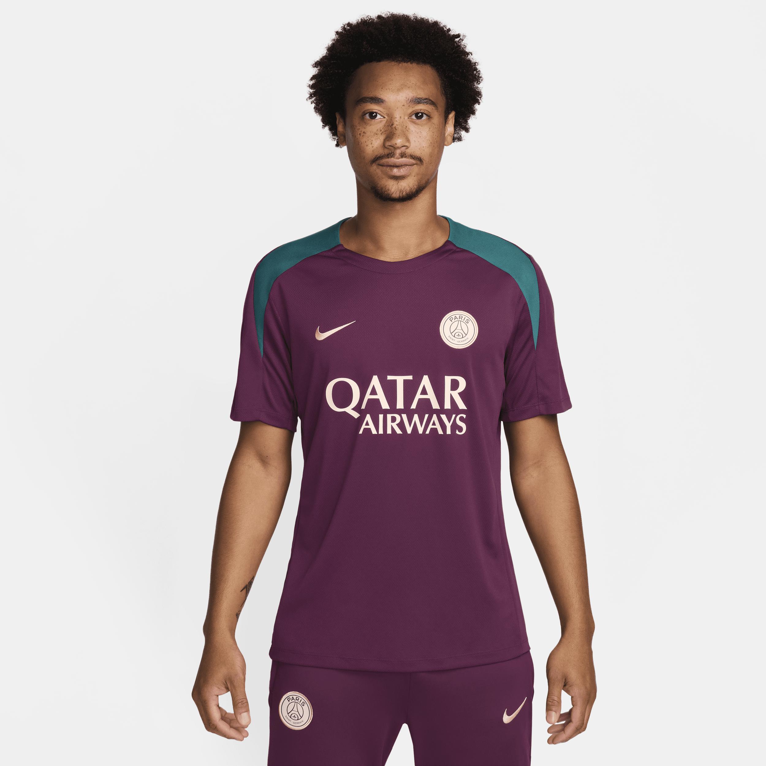 Men's Nike Burgundy Paris Saint-Germain 2024/25 Strike Performance Top,  Product Image