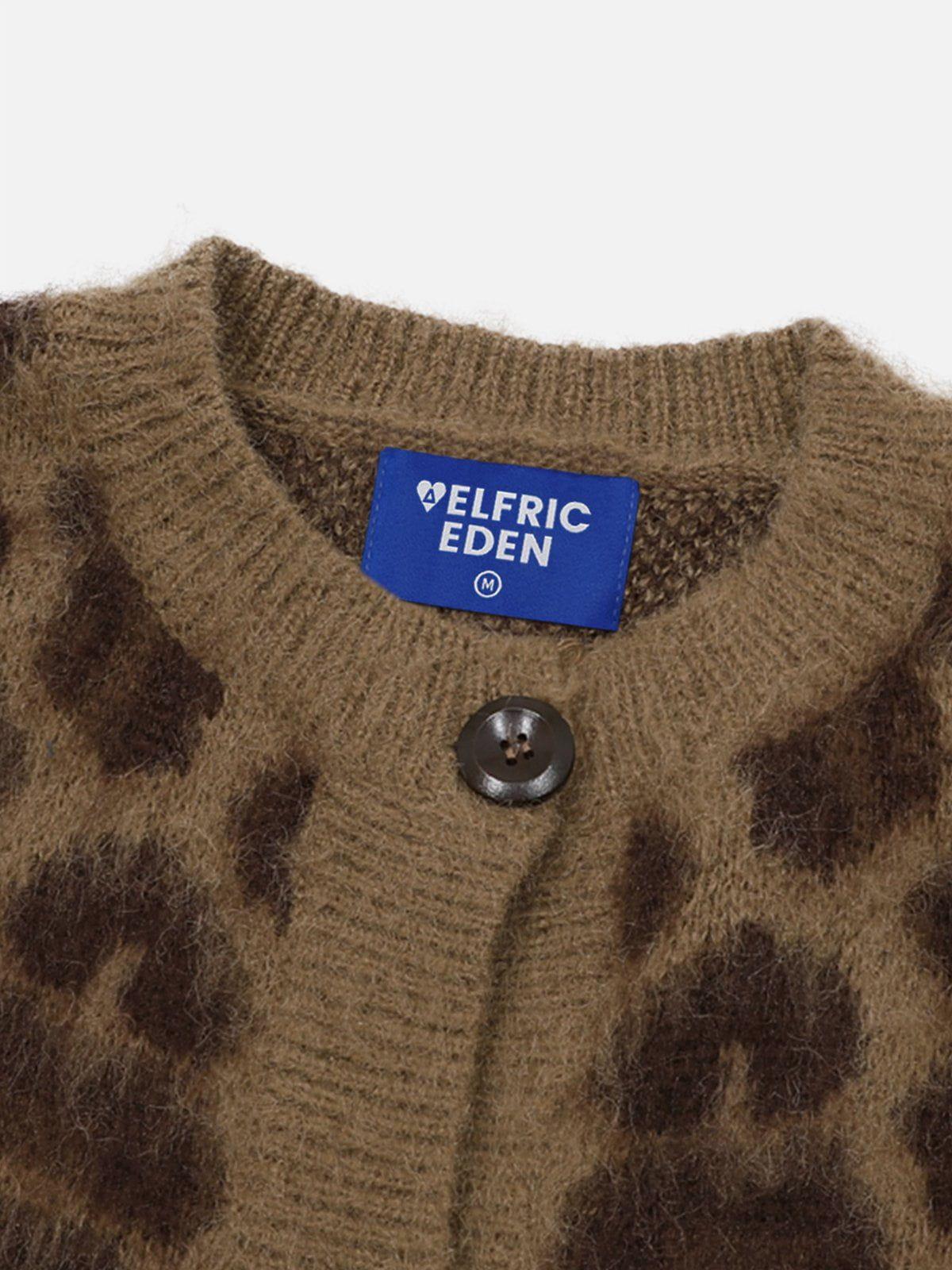 Aelfric Eden Leopard Graphic Cardigan Product Image
