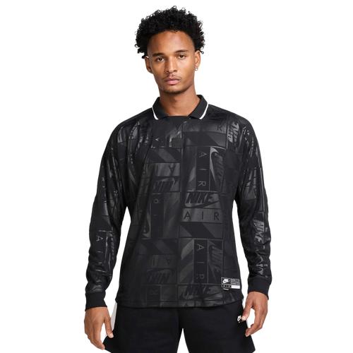 Nike Mens Nike Air Long Sleeve Jersey - Mens Black/Black Product Image