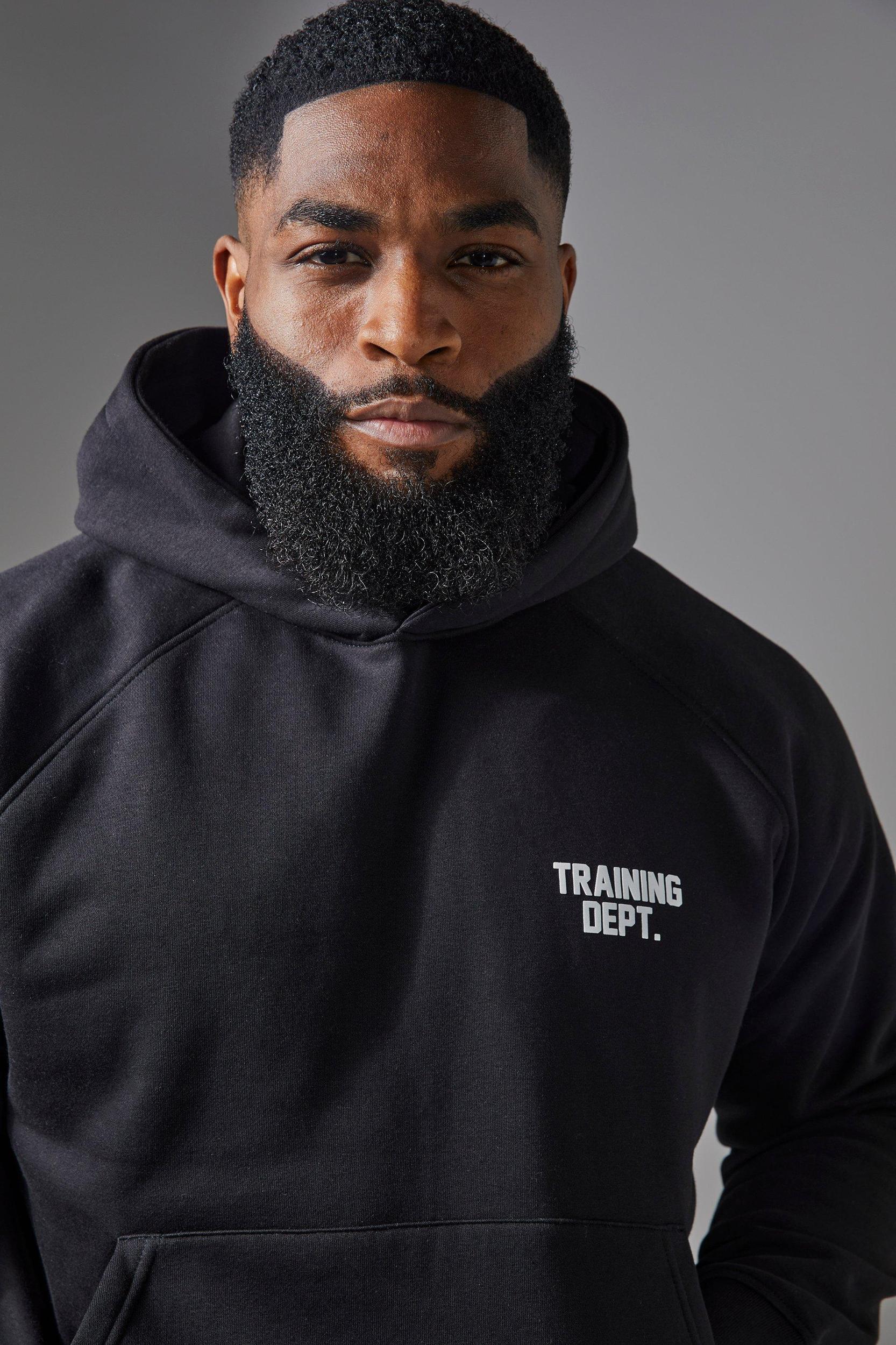 Training Dept Boxy Hoodie | boohooMAN USA Product Image