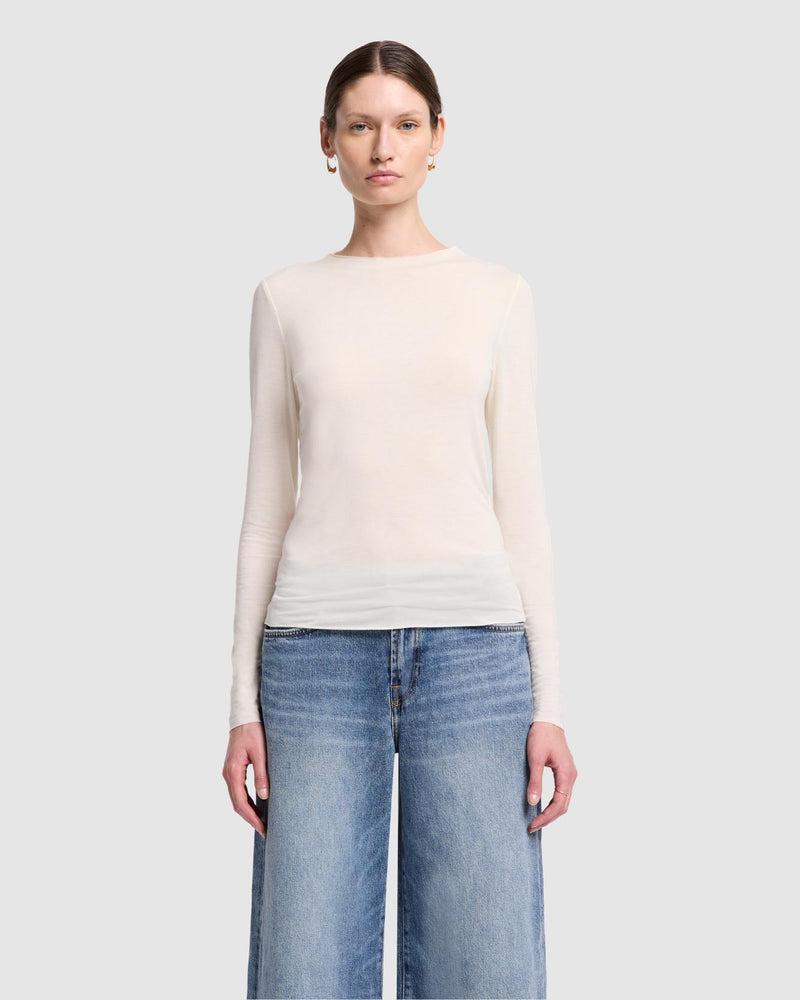 Long Sleeve High Neck Top Product Image